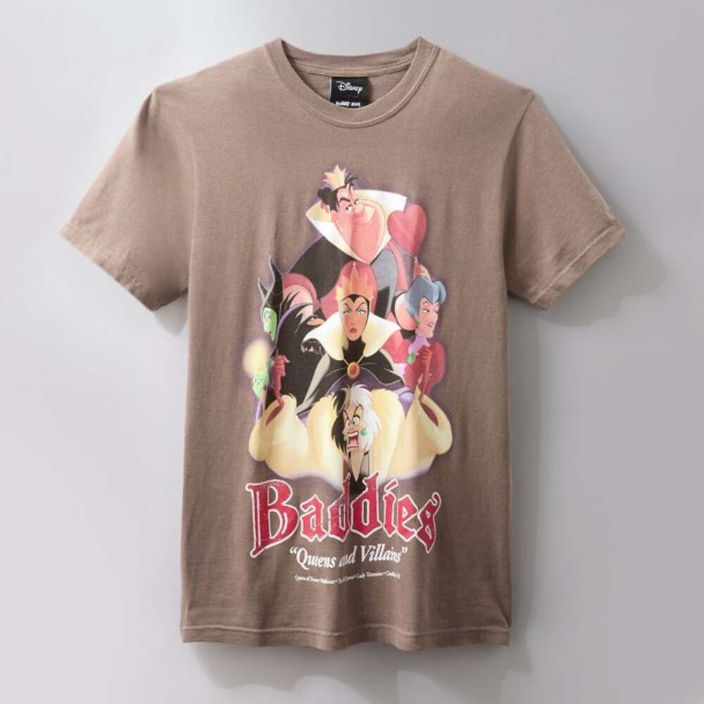Disney Bobby Kim Limited Edition LE Queens Baddies Villains Brown Shirt - SMALL
